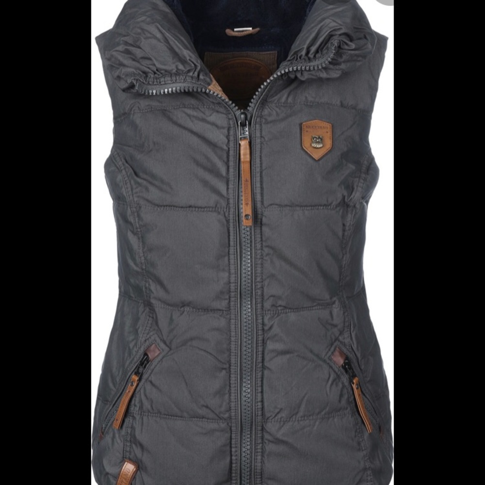 Naketano blue winter vest. Size M. Never worn.